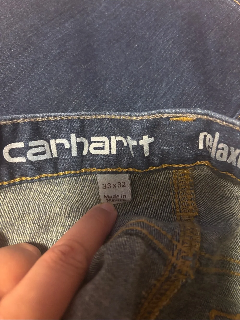 Carhartt Men's Relaxed Fit Jeans in Indigo Blue